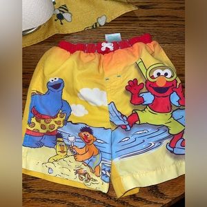 Sesame Street babies swim trunks